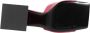 Dolce & Gabbana Roze Open Teen Blokhak Sandalen - Thumbnail 2