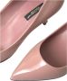 Dolce & Gabbana Pink Patent Stiletto Pumps Luxe Statement Stuk Pink Dames - Thumbnail 22