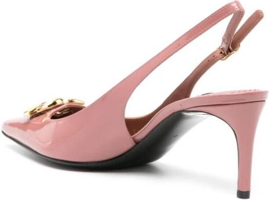 Dolce & Gabbana Roze Patentleren Slingback Hakken Pink Dames