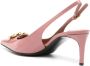 Dolce & Gabbana Roze Patentleren Slingback Hakken Pink Dames - Thumbnail 3