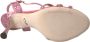 Dolce & Gabbana Roze Strass Enkelband Hakken Sandalen Pink Dames - Thumbnail 11
