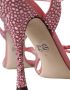 Dolce & Gabbana Roze Strass Enkelband Hakken Sandalen Pink Dames - Thumbnail 12