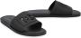 Dolce & Gabbana Rubberen Slides met Uitgesneden DG-logo Black Heren - Thumbnail 6