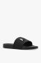 Dolce & Gabbana Zwarte Rubberen Strandslippers met 3D DG Logo Black Heren - Thumbnail 5