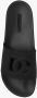 Dolce & Gabbana Zwarte Rubberen Strandslippers met 3D DG Logo Black Heren - Thumbnail 6