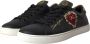 Dolce & Gabbana Sacred Heart Lace-Up Sneakers Zwart Goud Black Dames - Thumbnail 9