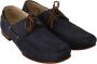 Dolce & Gabbana Blauwe lederen veterschoenen heren casual bootschoenen - Thumbnail 8