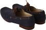 Dolce & Gabbana Blauwe lederen veterschoenen heren casual bootschoenen - Thumbnail 9