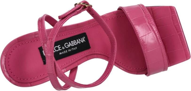 Dolce & Gabbana Sandalen Fuchsia