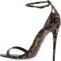 Dolce & Gabbana Sandalen met dierenmotief Brown Dames - Thumbnail 5