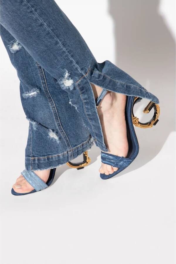 Dolce & Gabbana Sandalen met hak Blue Dames