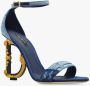 Dolce & Gabbana Sandalen met hak Blue Dames - Thumbnail 4