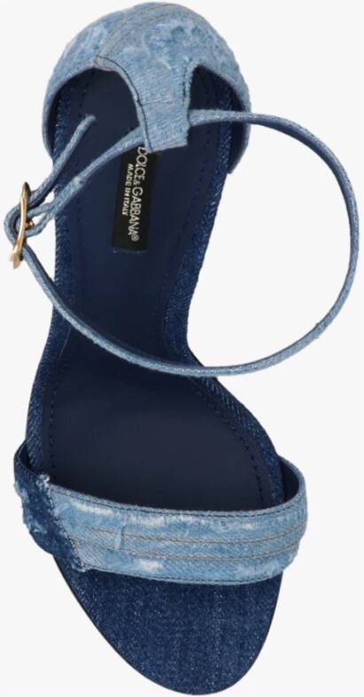 Dolce & Gabbana Sandalen met hak Blue Dames