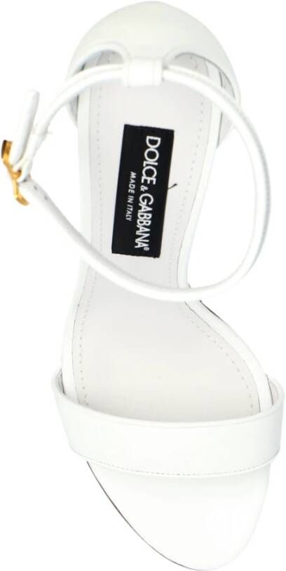 Dolce & Gabbana Sandalen met hak Wit Dames
