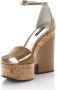 Dolce & Gabbana Stijlvolle hoge hak sandalen Beige Dames - Thumbnail 2