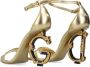 Dolce & Gabbana Sandalen met onderscheidende hiel Geel Dames - Thumbnail 4