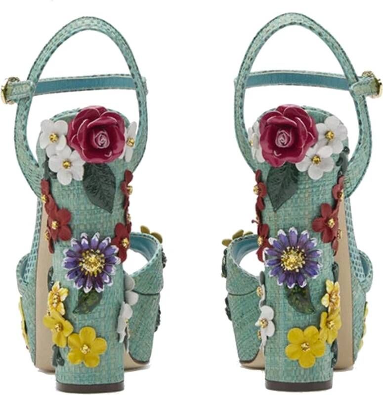 Dolce & Gabbana Sandalen met hoge hakken Groen Dames