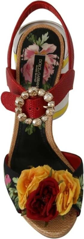 Dolce & Gabbana Sandalen met hoge hakken Rood Dames