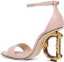 Dolce & Gabbana Hoge hakken leren sandalen Pink Dames - Thumbnail 3