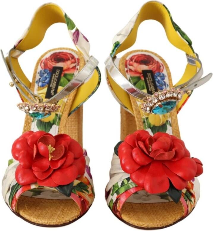 Dolce & Gabbana Sandalen met hoge hakken Wit Dames