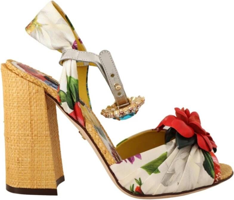 Dolce & Gabbana Sandalen met hoge hakken Wit Dames