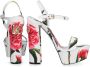 Dolce & Gabbana Hoge hak sandalen Budapester stijl White Dames - Thumbnail 2