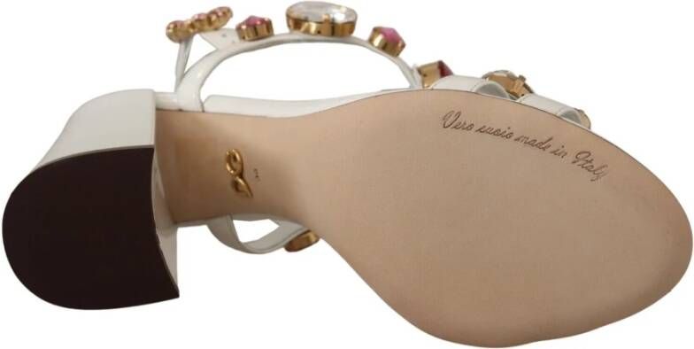 Dolce & Gabbana Sandalen met hoge hakken Wit Dames