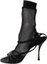 Dolce & Gabbana Hoge hak sandalen met gekruiste bandjes Black Dames - Thumbnail 2