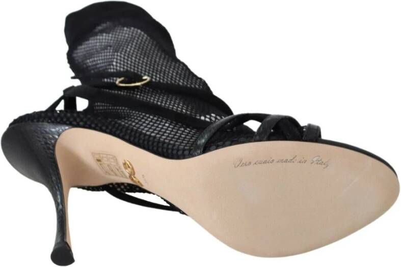 Dolce & Gabbana Sandalen met hoge hakken Zwart Dames