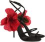 Dolce & Gabbana Keira Zijden Satijnen Sandalen Black Dames - Thumbnail 3