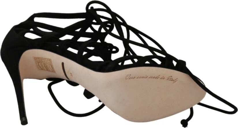 Dolce & Gabbana Sandalen met hoge hakken Zwart Dames