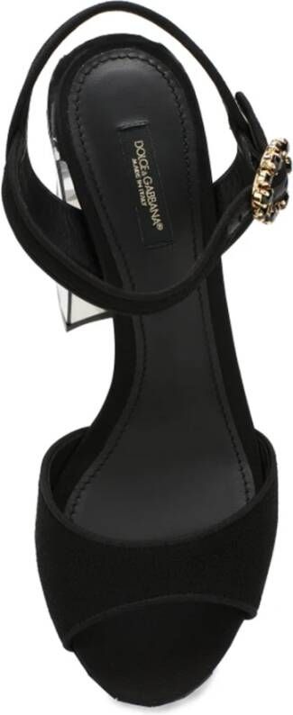 Dolce & Gabbana Sandalen met hoge hakken Zwart Dames