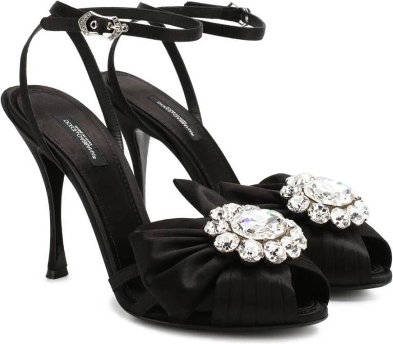 Dolce & Gabbana Sandalen met hoge hakken Zwart Dames