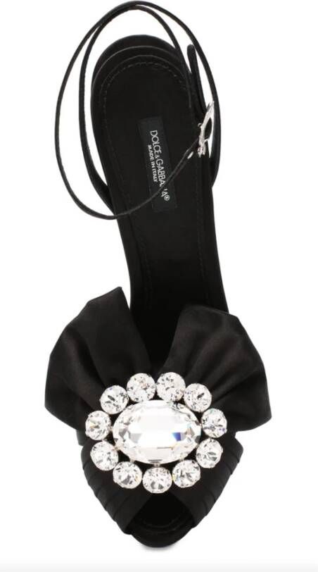 Dolce & Gabbana Sandalen met hoge hakken Zwart Dames