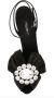 Dolce & Gabbana Crystals Ankle Strap Sandals Zwart Dames - Thumbnail 5