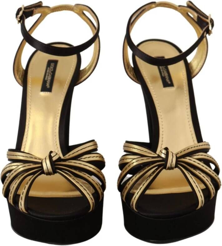 Dolce & Gabbana Sandalen met hoge hakken Zwart Dames