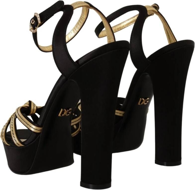 Dolce & Gabbana Sandalen met hoge hakken Zwart Dames