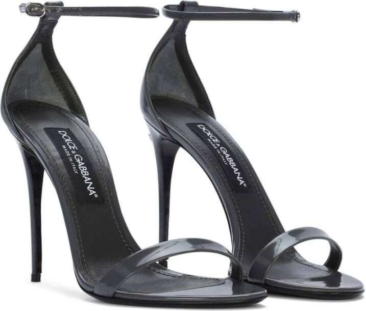 Dolce & Gabbana Sandalen met hoge hakken Zwart Dames