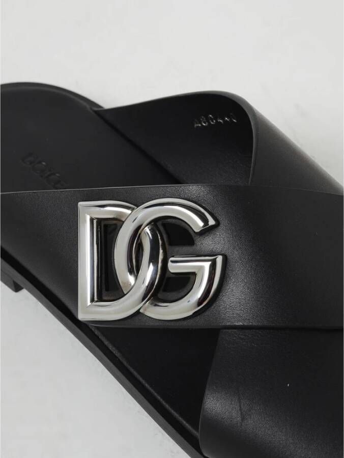 Dolce & Gabbana Sandalen met logo detail en gekruiste bandjes