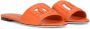 Dolce & Gabbana DG Millennials leren slippers Oranje - Thumbnail 14