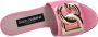 Dolce & Gabbana Instap Sandalen met Ronde Openeus Pink Dames - Thumbnail 2