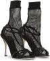 Dolce & Gabbana Hoge hak sandalen met gekruiste bandjes Black Dames - Thumbnail 3