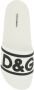 Dolce & Gabbana Logo Slippers van Rubber met Ingelegd D&G Logo White Heren - Thumbnail 13