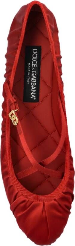 Dolce & Gabbana Satijnen Ballerina`s