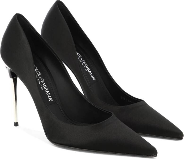 Dolce & Gabbana Satin Pumps Black Dames