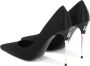 Dolce & Gabbana Elegante Zijde Blend Stiletto Hak Schoenen Black Dames - Thumbnail 19