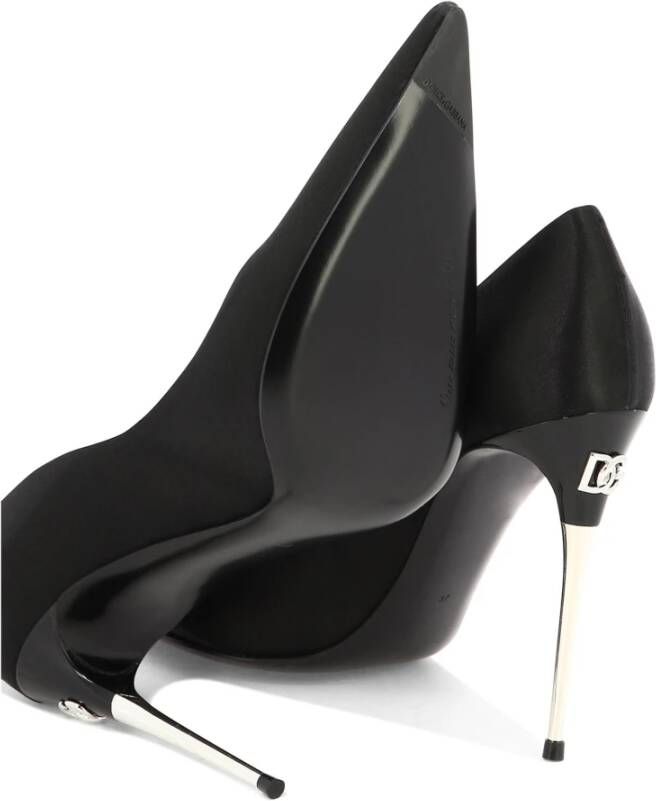 Dolce & Gabbana Satin Pumps Black Dames