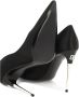 Dolce & Gabbana Elegante Zijde Blend Stiletto Hak Schoenen Black Dames - Thumbnail 20