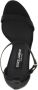 Dolce & Gabbana Elegante Zijden Satijnen Metalen Hak Sandalen Black Dames - Thumbnail 13