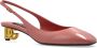 Dolce & Gabbana Moderne leren slingback-pumps Pink Dames - Thumbnail 16